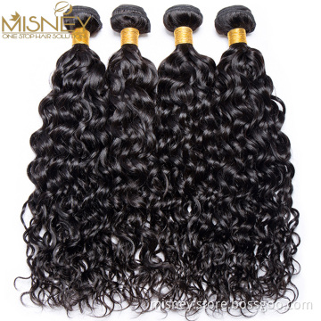 Water Wave Bundles 1 2 3 4 Bundles Deal 100% Virgin Human Hair 8-26 Inch Natural Color Brazilian Hair Weave Bundles Misney Hair